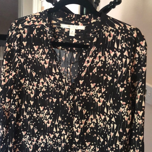 Lauren Conrad Long Sleeve Hearts Blouse - Picture 3 of 3
